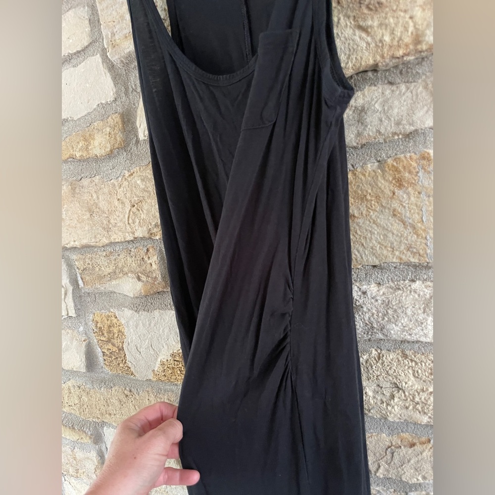 Black maxi Maternity dress. Size M. - Picture 3 of 3